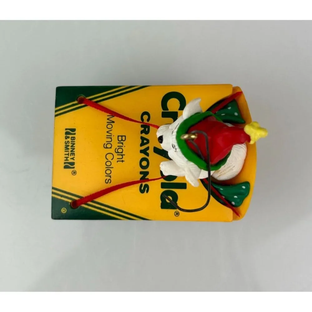 Hallmark Keepsake Ornament Crayola Crayon Bright Moving Colors Christmas Sled